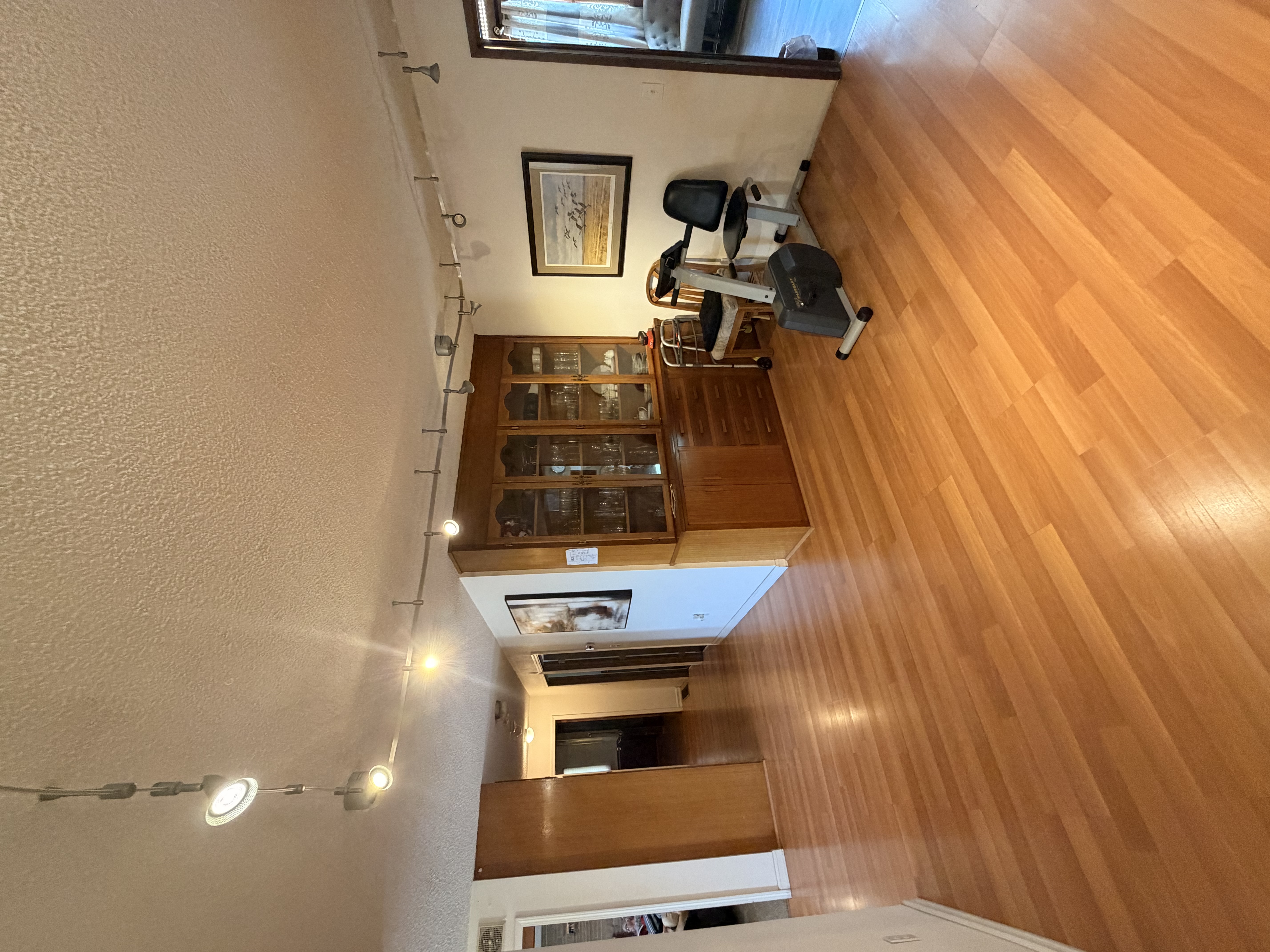 Bright hallway with natural light